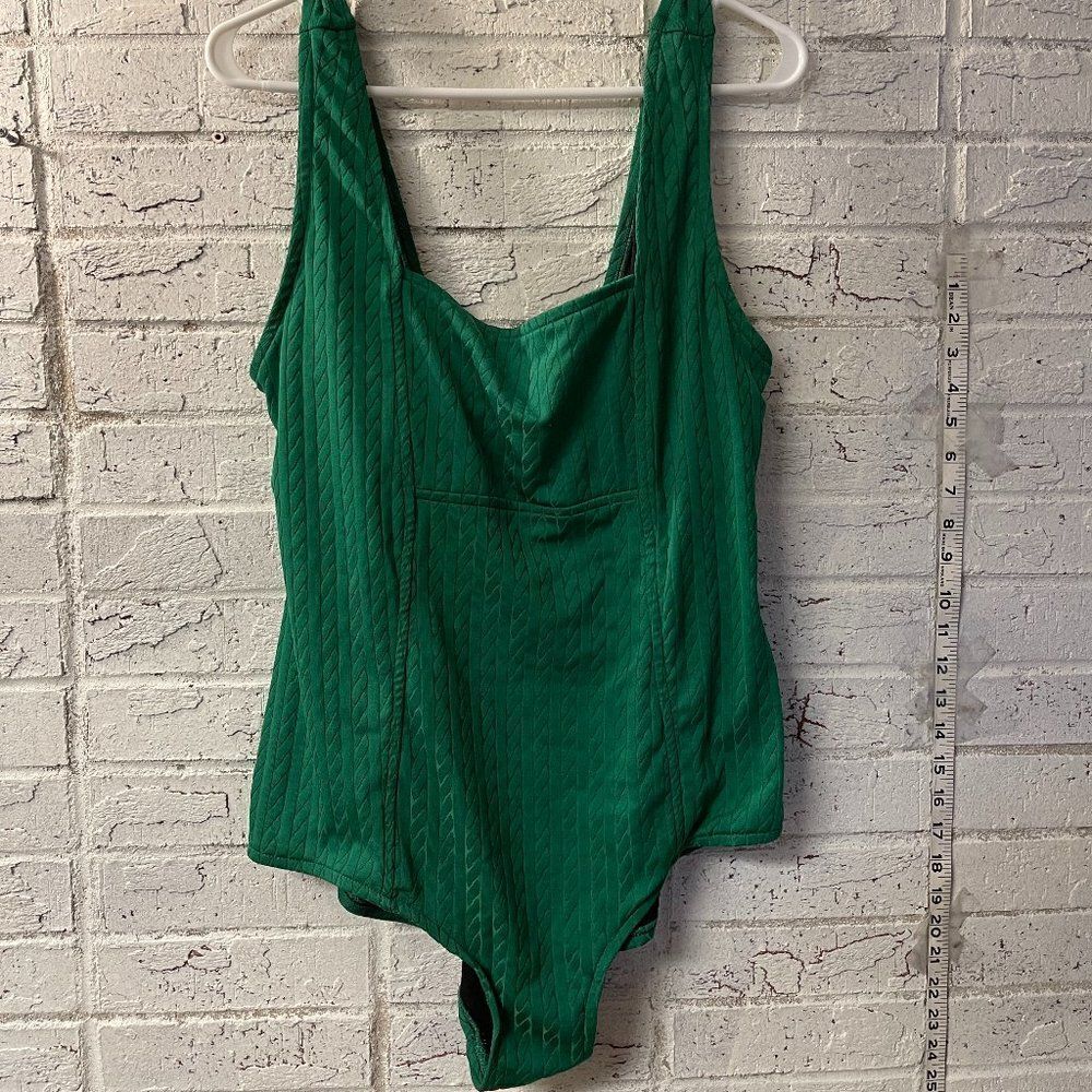 Catalina Green One Piece Swimsuit Plus Size Curvy 2X 18/20W